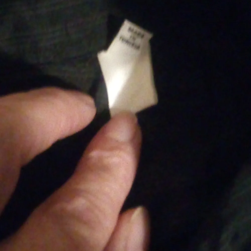 Armani Collezioni Men’s Pin Strip black dress shirt - Sz. XL - Picture 8 of 11